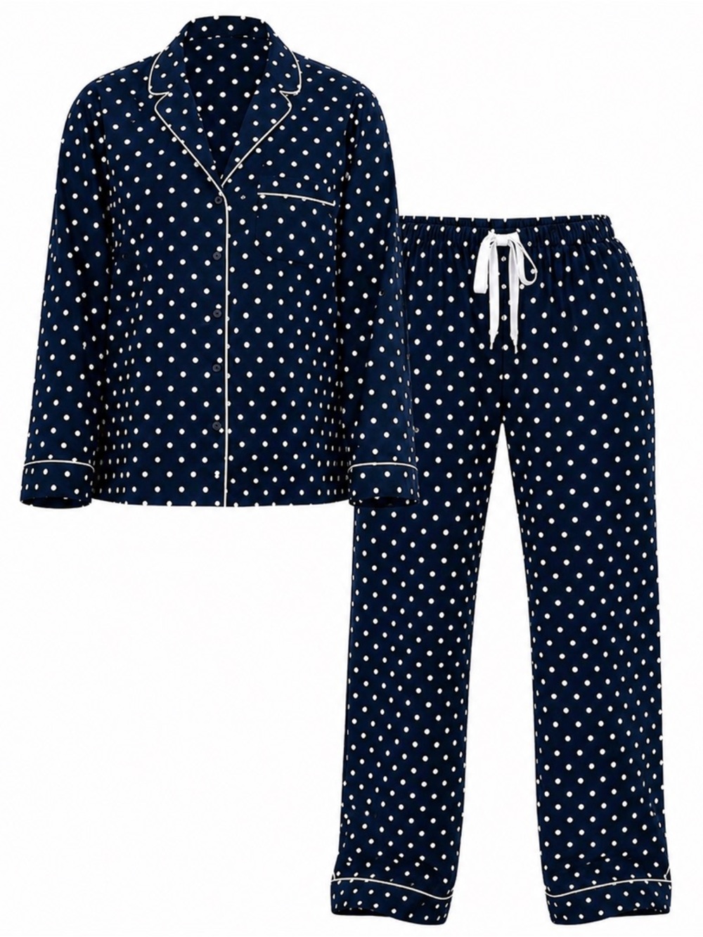 Victoria’s Secret Cotton Pajama/Lounge Set-Black/White – Size S/XS